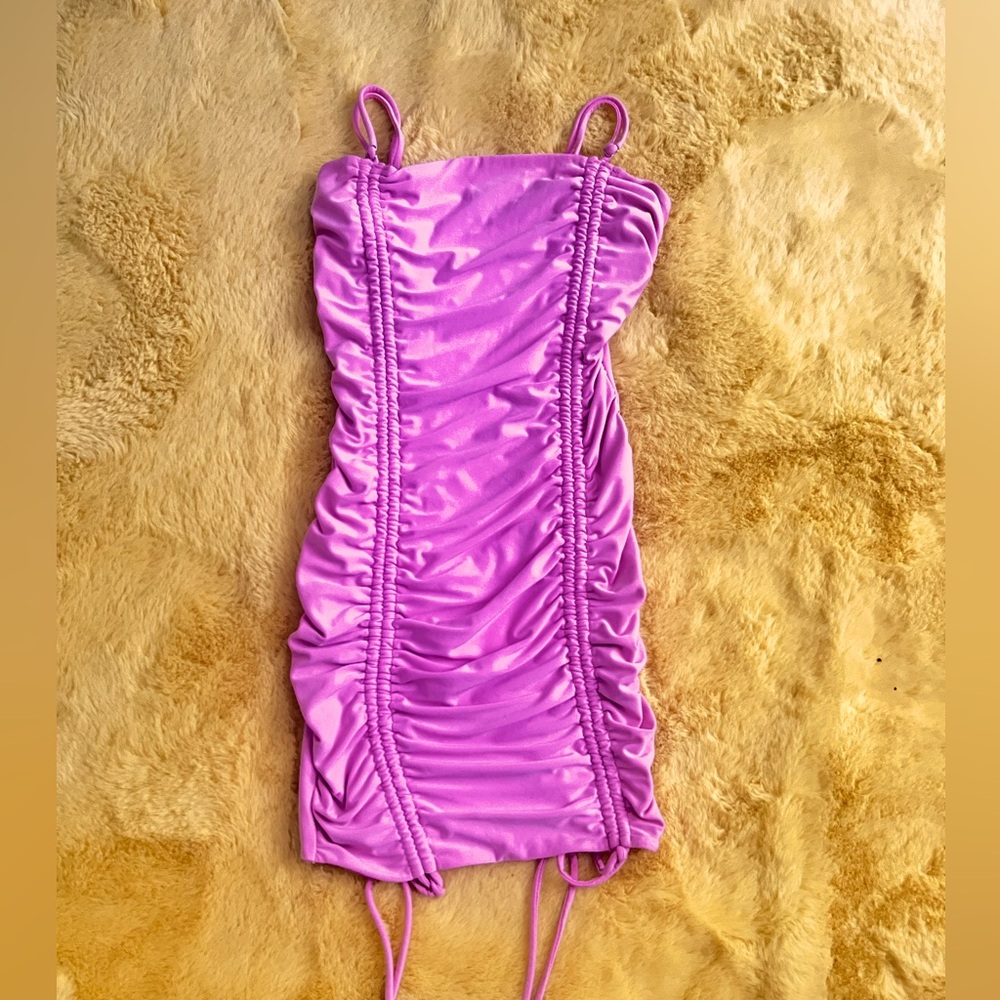 Baby pink rouge spaghetti strap dress size small